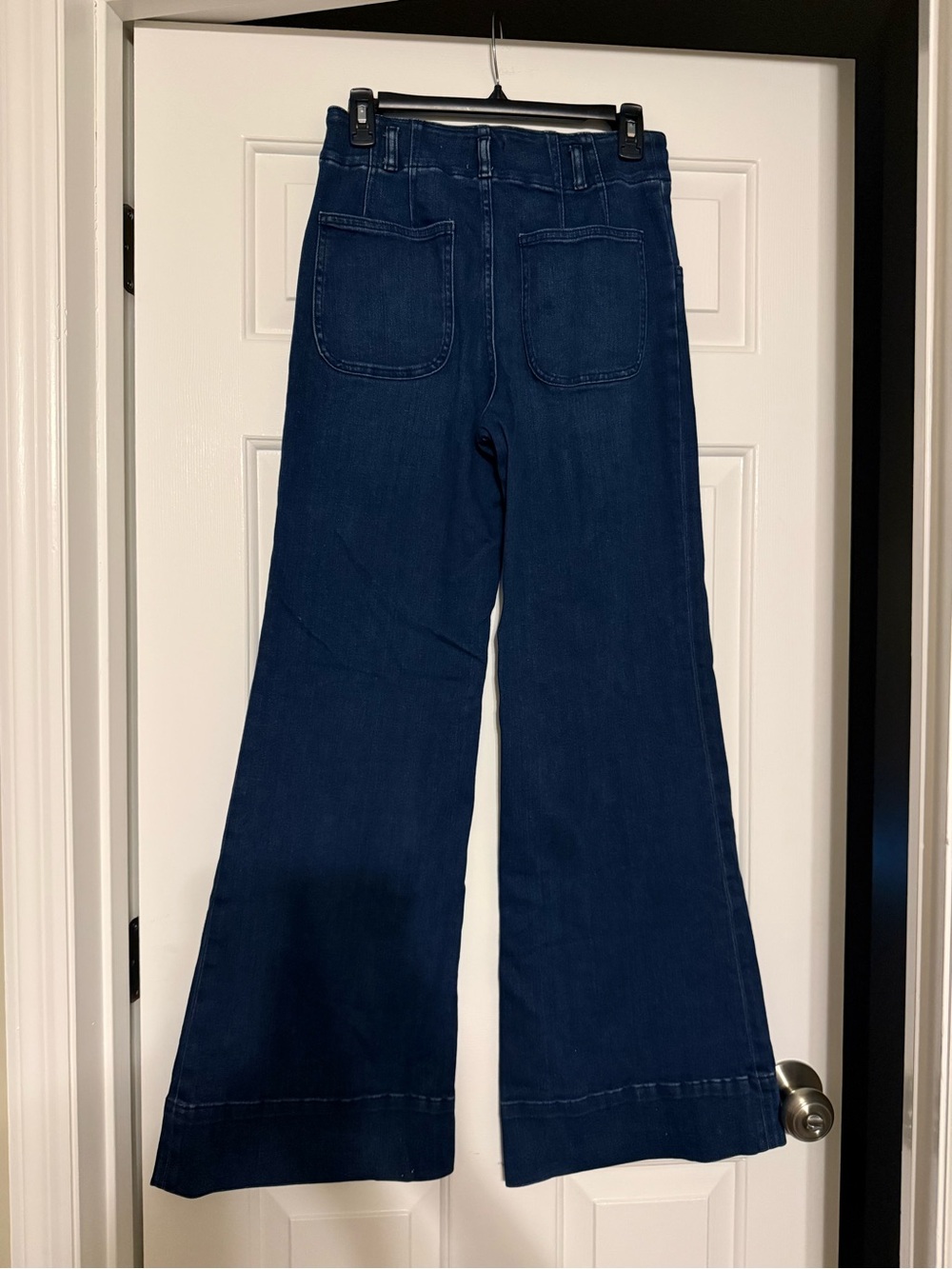 Anthropologie Maeve Corseted High Rise Wide Leg Trouser Jeans Size 28 31" Inseam - Picture 2 of 9